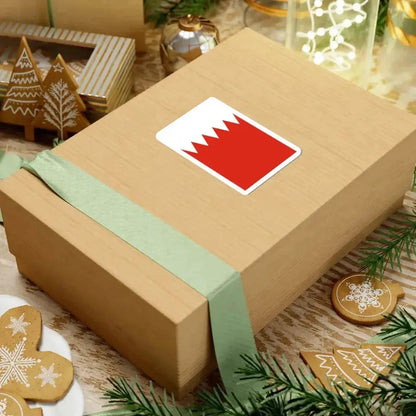 Flag of Bahrain 3-2 (Bahrain) STICKER Vinyl Kiss-Cut Decal - The Sticker Space