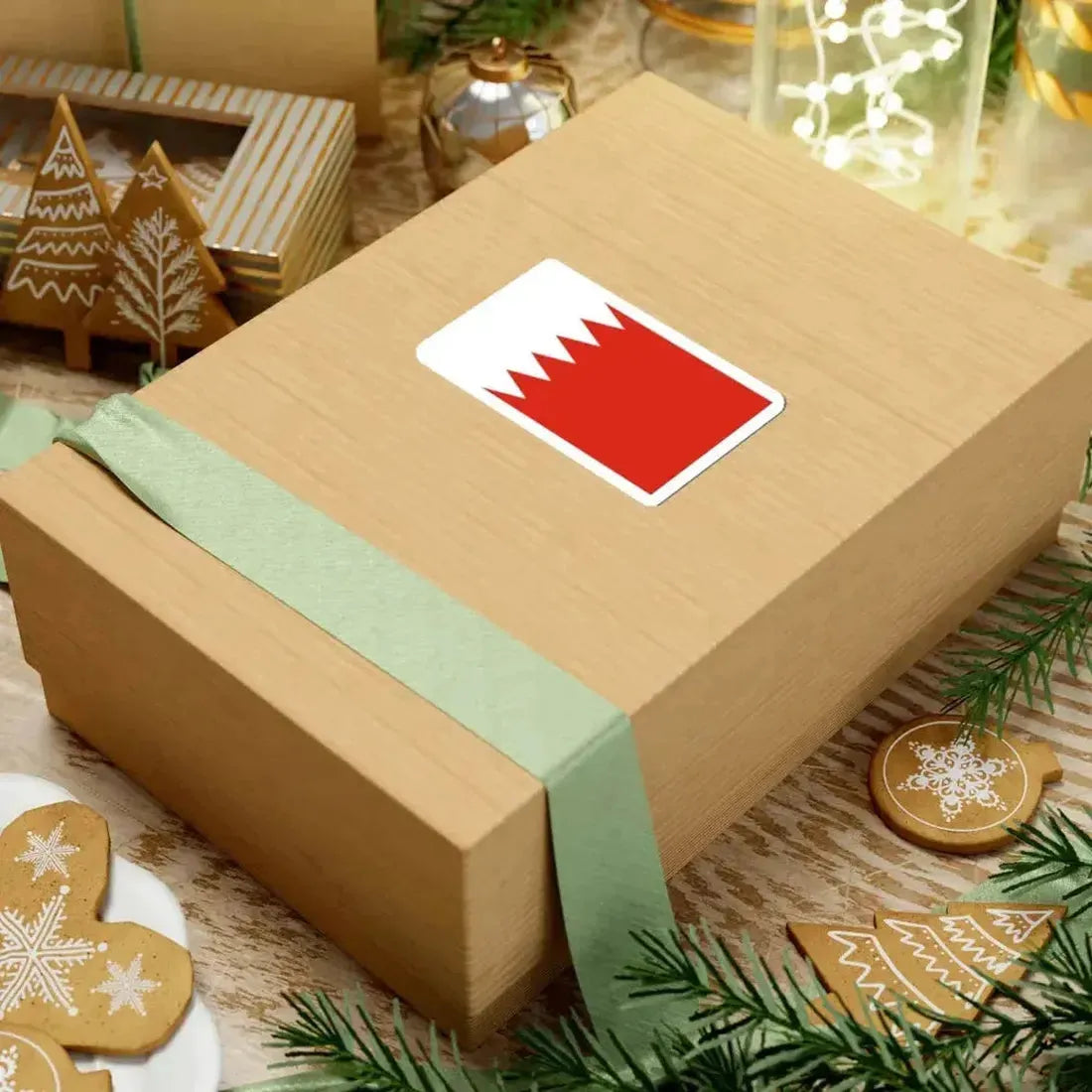 Flag of Bahrain (Bahrain) STICKER Vinyl Kiss-Cut Decal - The Sticker Space