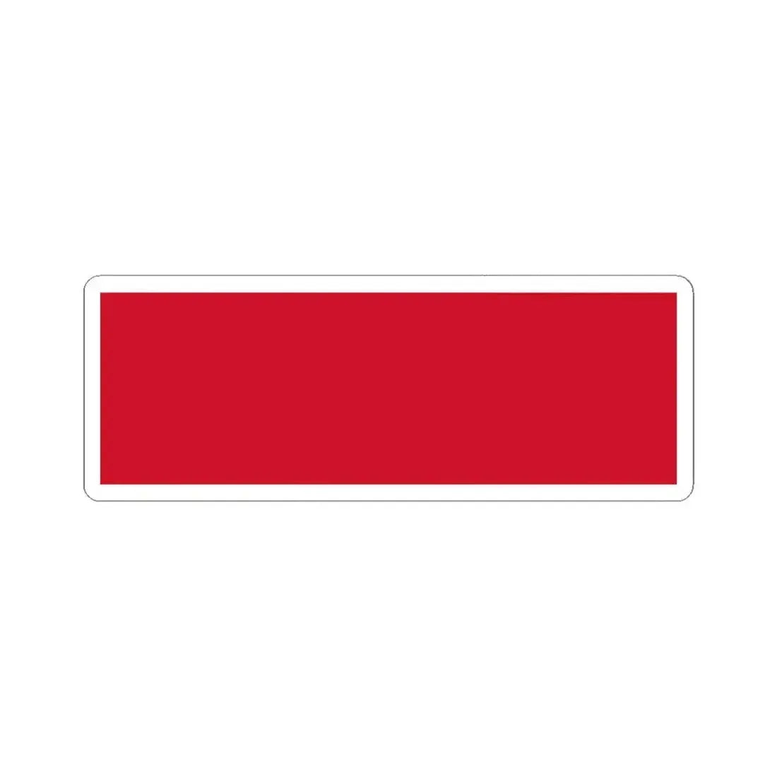 Flag of Bahrain before 1820 (Bahrain) STICKER Vinyl Kiss-Cut Decal 4 Inch White - The Sticker Space