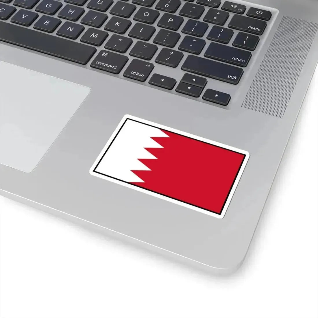Flag of Bahrain bordered (Bahrain) STICKER Vinyl Kiss-Cut Decal - The Sticker Space