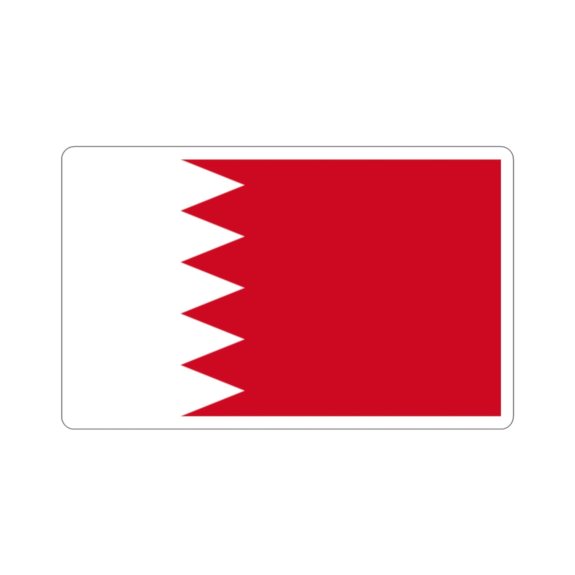 Flag of Bahrain STICKER Vinyl Die-Cut Decal-2 Inch-The Sticker Space