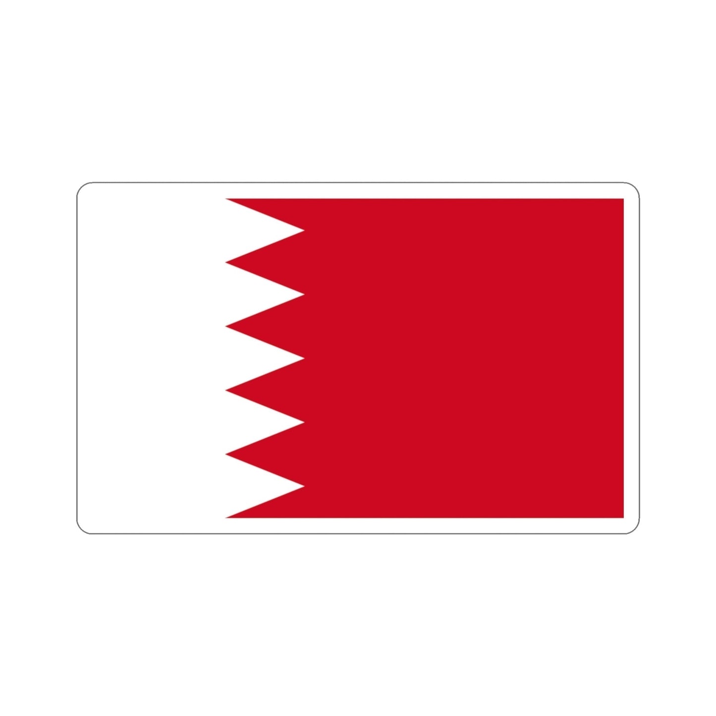 Flag of Bahrain STICKER Vinyl Die-Cut Decal-3 Inch-The Sticker Space