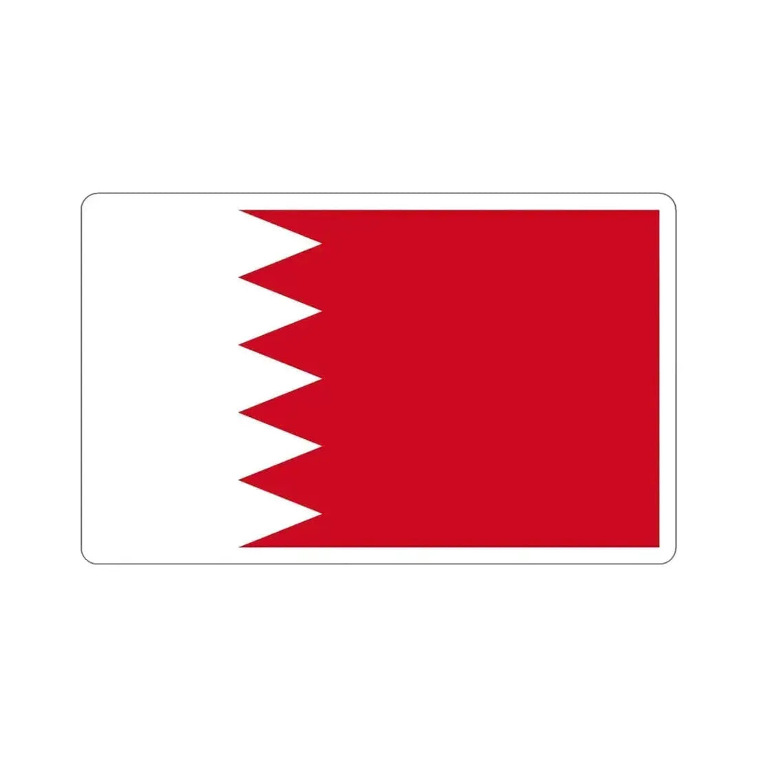Flag of Bahrain STICKER Vinyl Die-Cut Decal - The Sticker Space