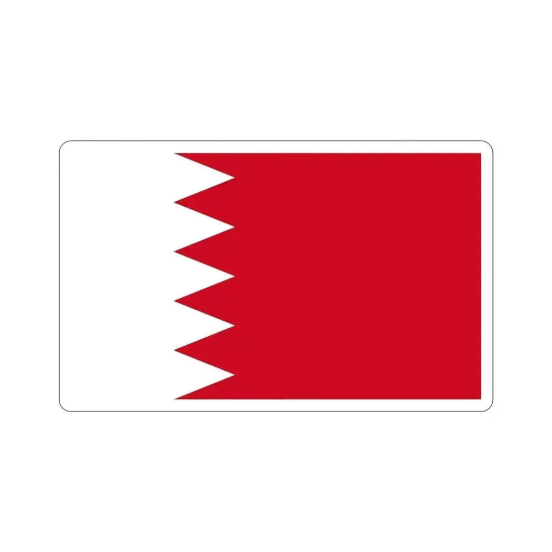 Flag of Bahrain STICKER Vinyl Die-Cut Decal - The Sticker Space