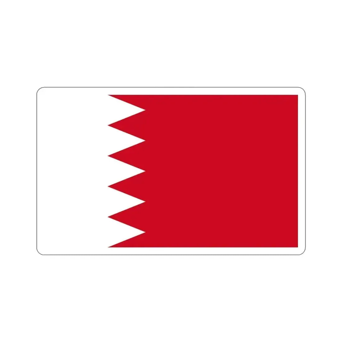 Flag of Bahrain STICKER Vinyl Die-Cut Decal - The Sticker Space
