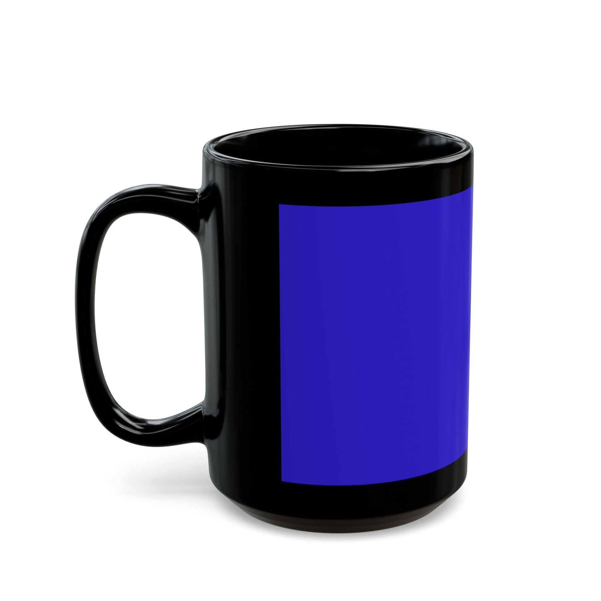 Flag of Baikonur Kazakhstan - Black Coffee Mug-The Sticker Space