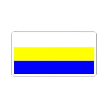 Flag of Bakar (Croatia) STICKER Vinyl Kiss-Cut Decal 3 Inch White - The Sticker Space