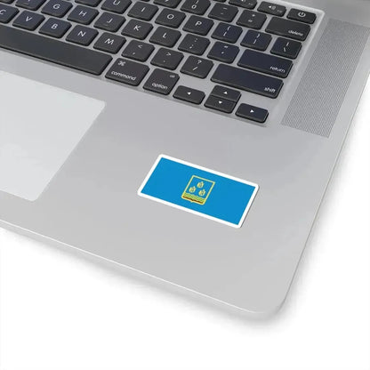 Flag of Baku Azerbaijan (Azerbaijan) STICKER Vinyl Kiss-Cut Decal - The Sticker Space
