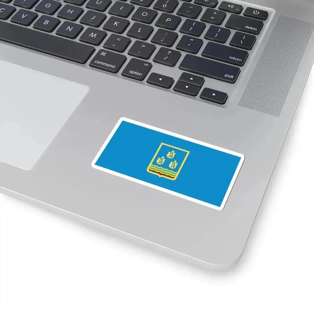 Flag of Baku Azerbaijan (Azerbaijan) STICKER Vinyl Kiss-Cut Decal - The Sticker Space