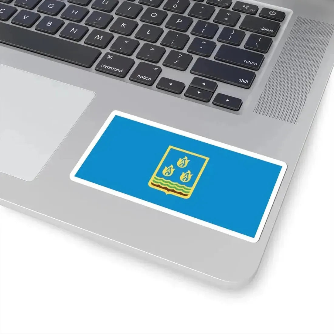 Flag of Baku Azerbaijan (Azerbaijan) STICKER Vinyl Kiss-Cut Decal - The Sticker Space
