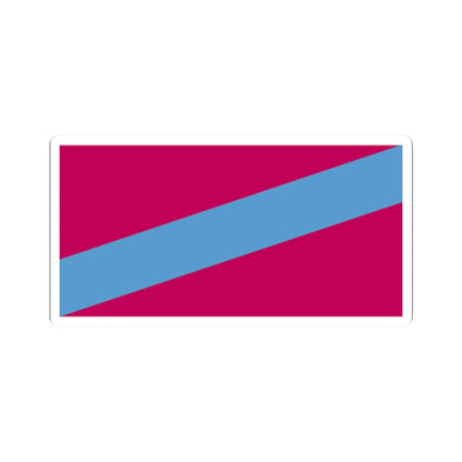 Flag of Balakliia Raion (Ukraine) STICKER Vinyl Kiss-Cut Decal 2 Inch White - The Sticker Space