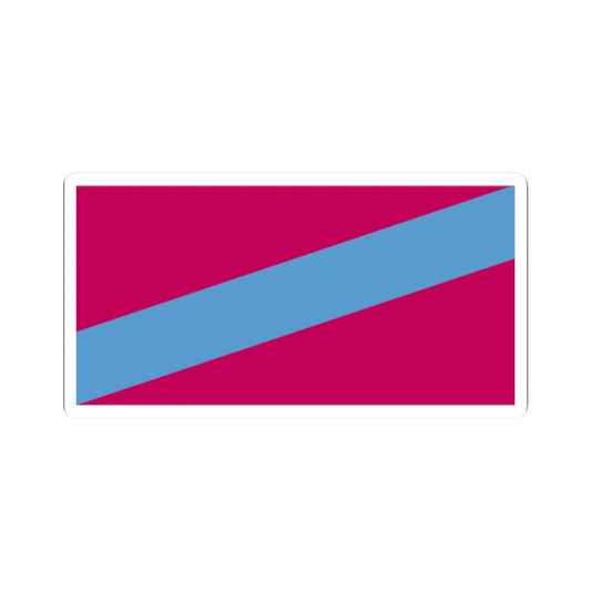 Flag of Balakliia Raion (Ukraine) STICKER Vinyl Kiss-Cut Decal 2 Inch White - The Sticker Space