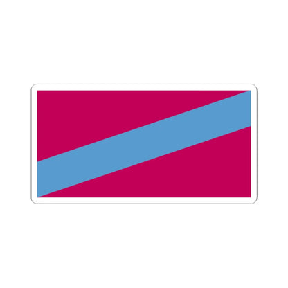 Flag of Balakliia Raion (Ukraine) STICKER Vinyl Kiss-Cut Decal 6 Inch White - The Sticker Space