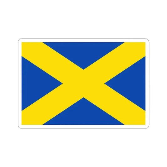 Flag of Balen (Belgium) STICKER Vinyl Kiss-Cut Decal 2 Inch White - The Sticker Space