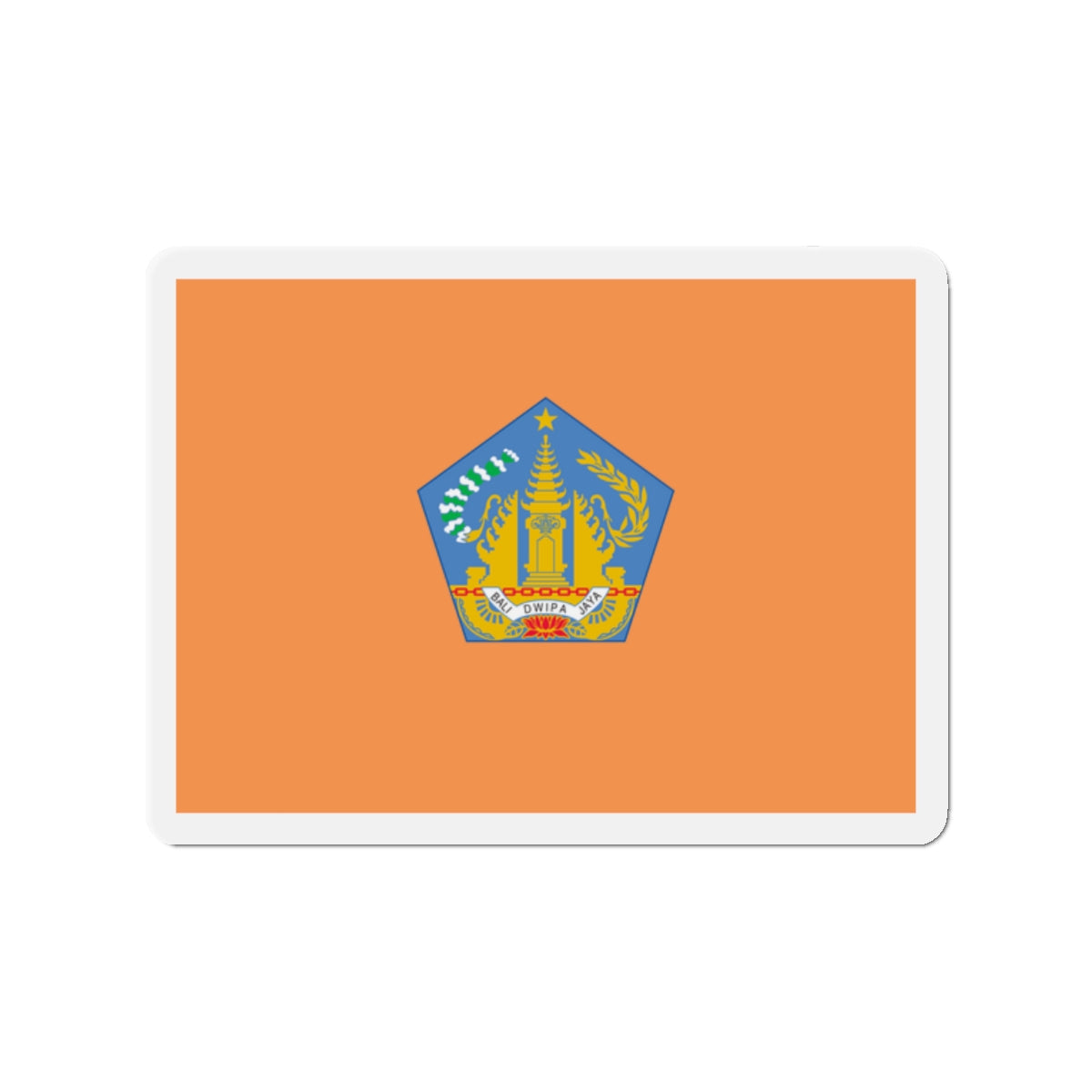 Flag of Bali Indonesia - Die-Cut Magnet-2" x 2"-The Sticker Space