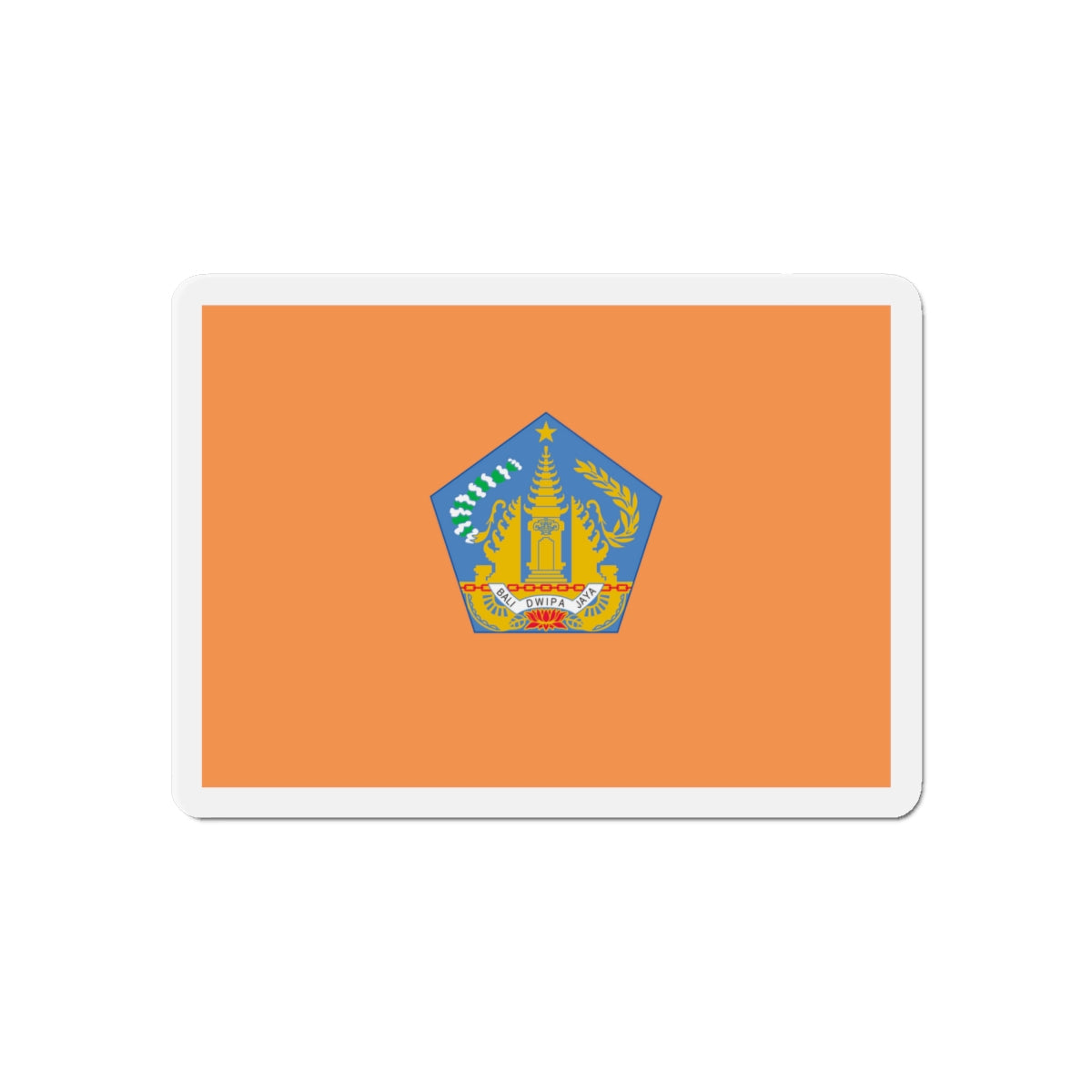 Flag of Bali Indonesia - Die-Cut Magnet-6 × 6"-The Sticker Space