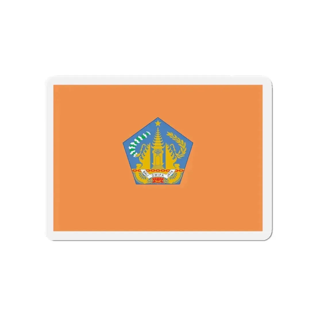 Flag of Bali Indonesia - Refrigerator Magnet 3 Inch - The Sticker Space