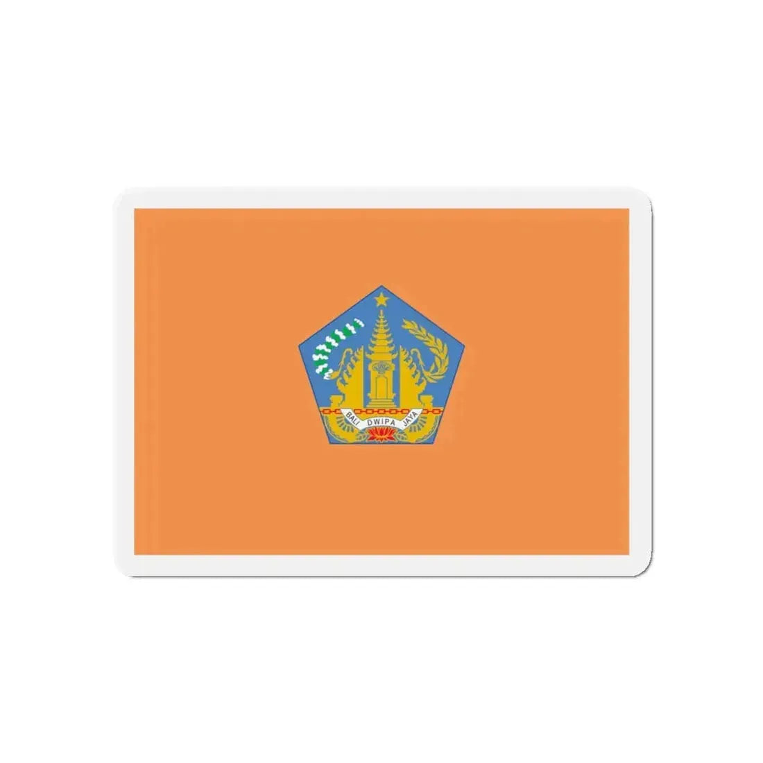 Flag of Bali Indonesia - Refrigerator Magnet 4 Inch - The Sticker Space