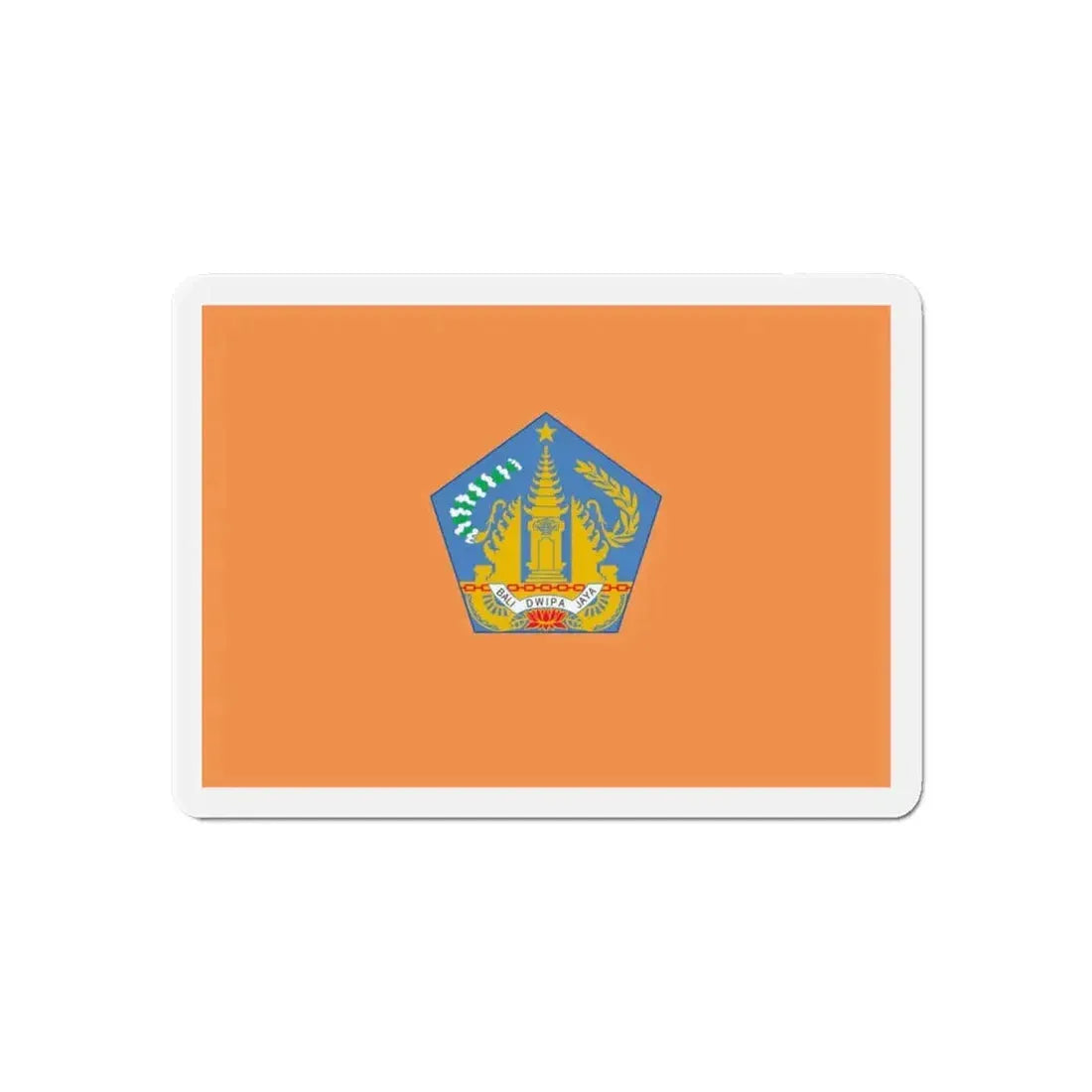 Flag of Bali Indonesia - Refrigerator Magnet 6 Inch - The Sticker Space