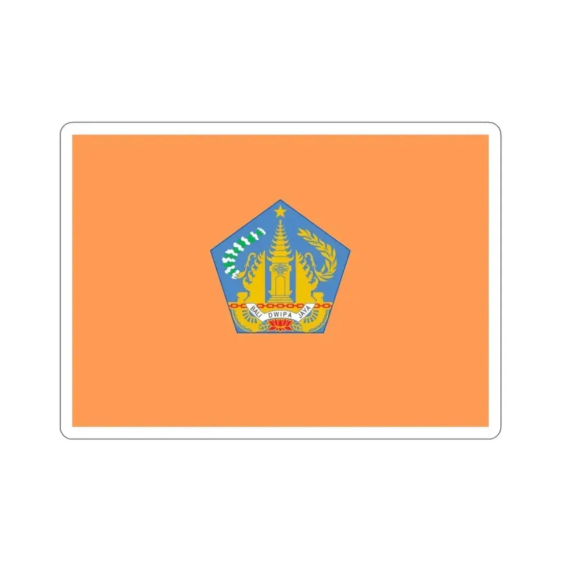Flag of Bali Indonesia STICKER Vinyl Die-Cut Decal 3 Inch - The Sticker Space
