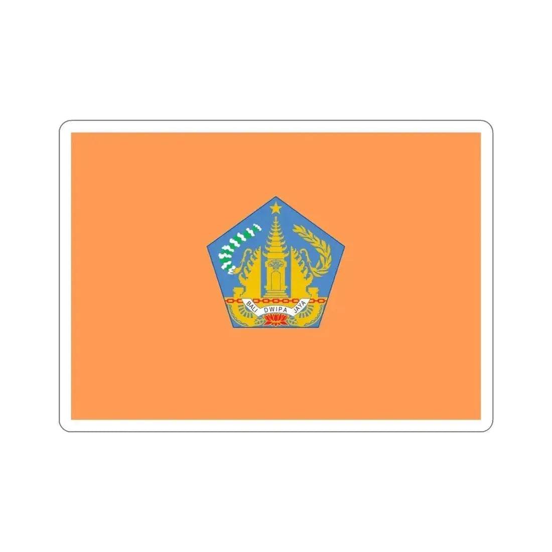 Flag of Bali Indonesia STICKER Vinyl Die-Cut Decal 4 Inch - The Sticker Space