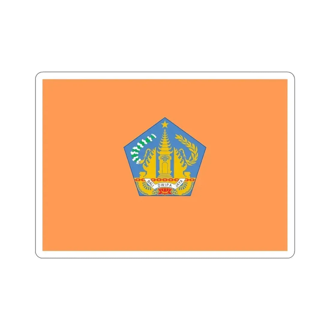 Flag of Bali Indonesia STICKER Vinyl Die-Cut Decal 4 Inch - The Sticker Space