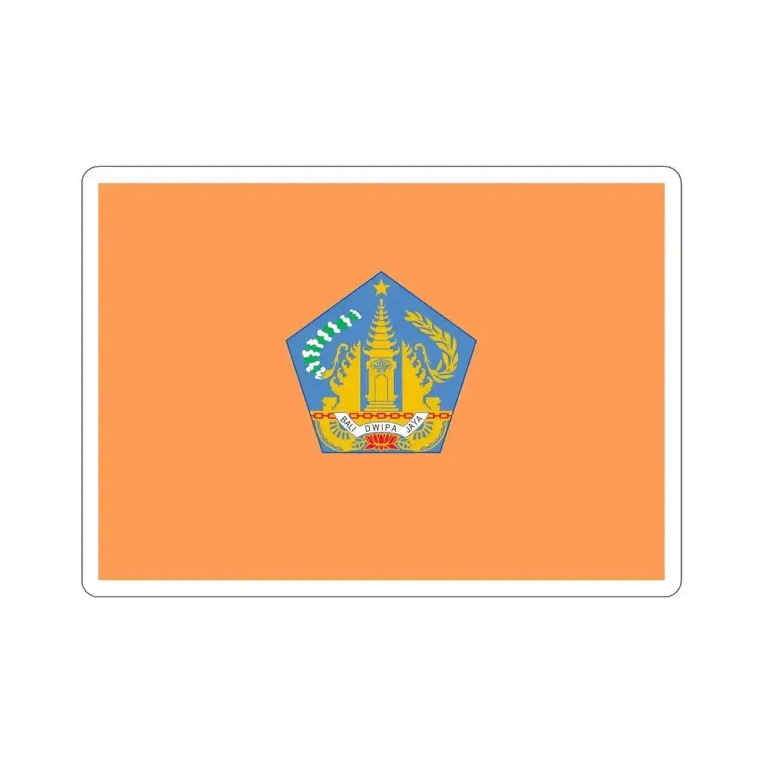 Flag of Bali Indonesia STICKER Vinyl Die-Cut Decal 5 Inch - The Sticker Space