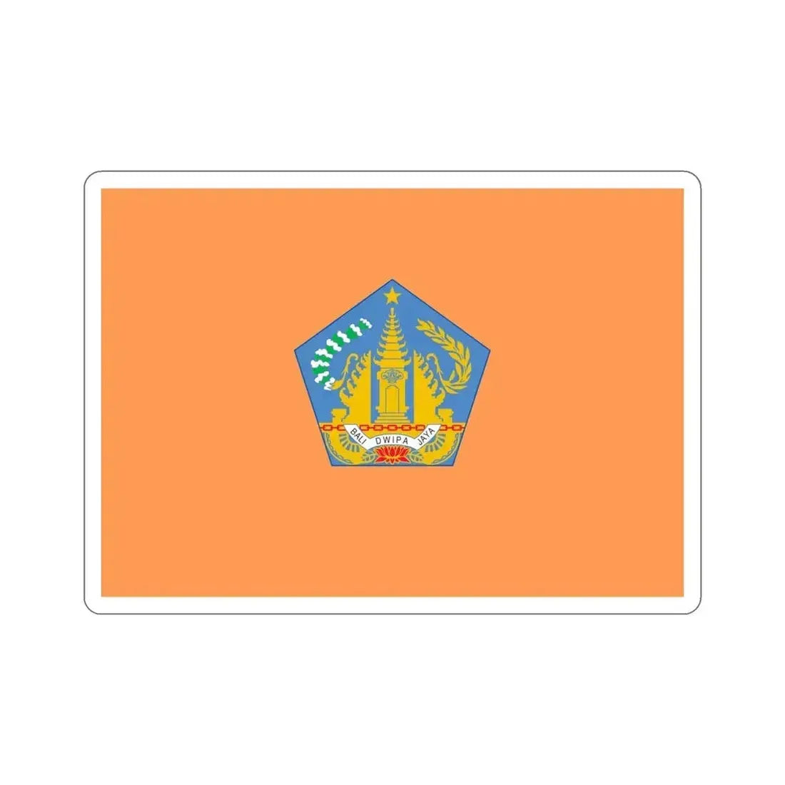 Flag of Bali Indonesia STICKER Vinyl Die-Cut Decal 5 Inch - The Sticker Space