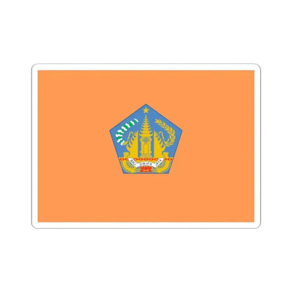 Flag of Bali Indonesia - STICKER Vinyl Kiss-Cut Decal 2 Inch White - The Sticker Space