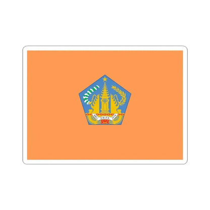 Flag of Bali Indonesia - STICKER Vinyl Kiss-Cut Decal 3 Inch White - The Sticker Space