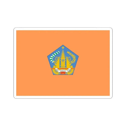 Flag of Bali Indonesia - STICKER Vinyl Kiss-Cut Decal 4 Inch White - The Sticker Space