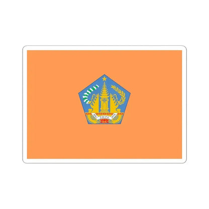 Flag of Bali Indonesia - STICKER Vinyl Kiss-Cut Decal 6 Inch White - The Sticker Space