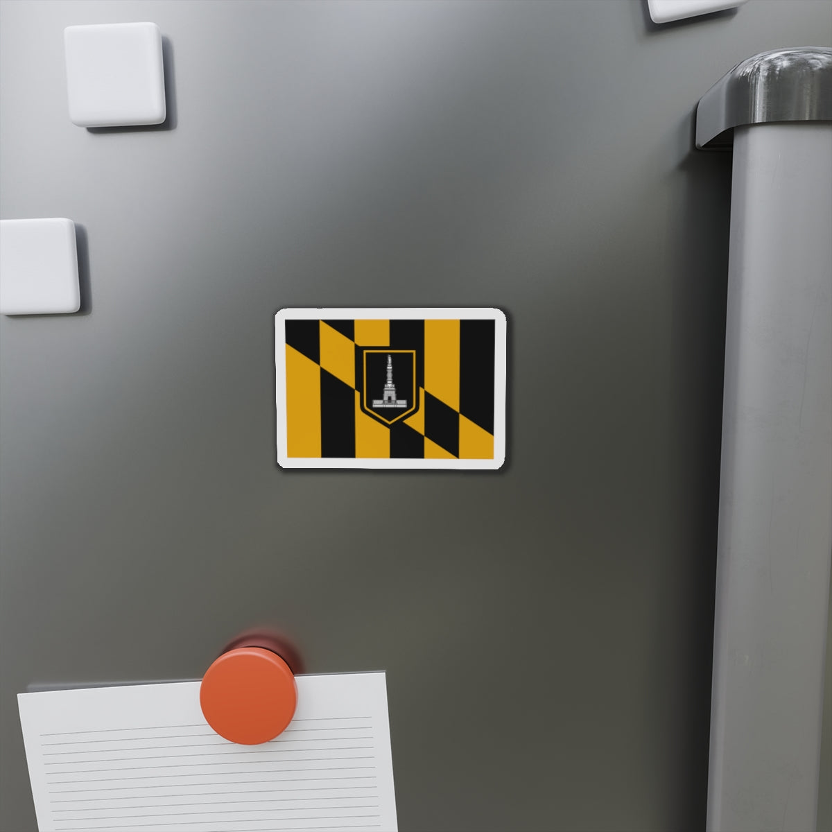 Flag of Baltimore Maryland - Die-Cut Magnet-The Sticker Space