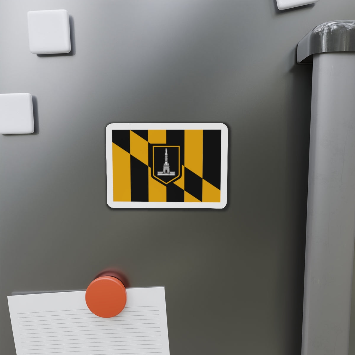 Flag of Baltimore Maryland - Die-Cut Magnet-The Sticker Space