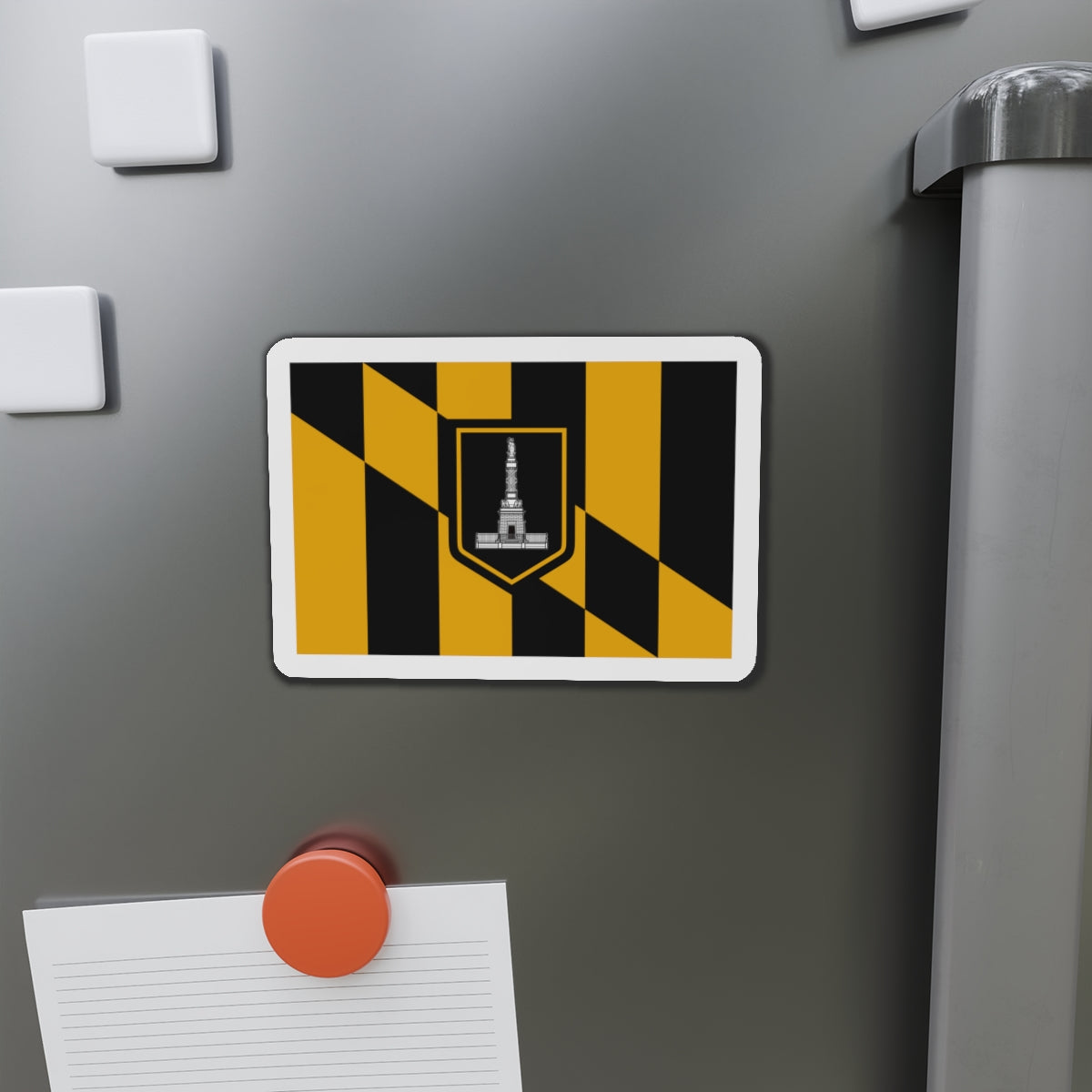 Flag of Baltimore Maryland - Die-Cut Magnet-The Sticker Space