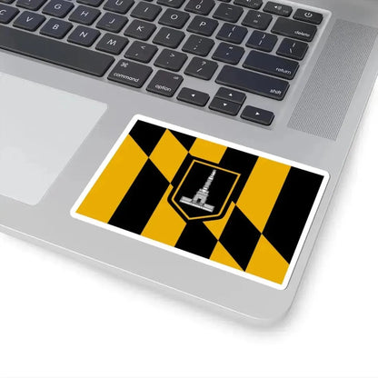 Flag of Baltimore Maryland (United States) STICKER Vinyl Kiss-Cut Decal - The Sticker Space