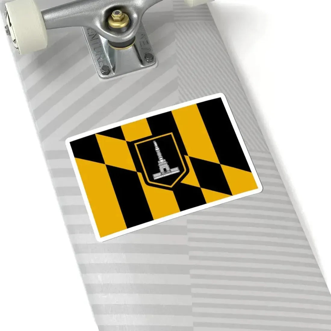 Flag of Baltimore Maryland (United States) STICKER Vinyl Kiss-Cut Decal - The Sticker Space