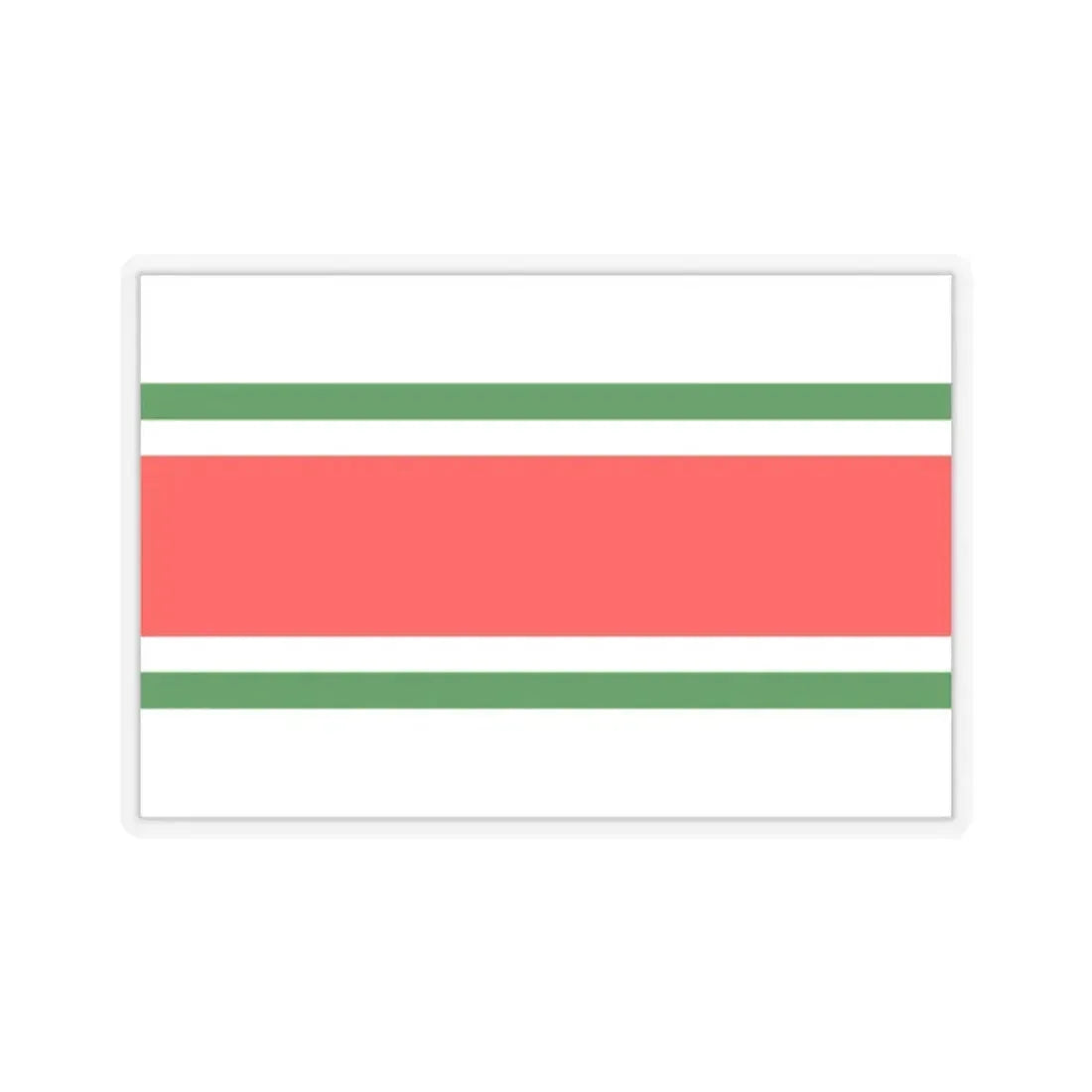 Flag of Balzan Malta - STICKER Vinyl Kiss-Cut Decal 2 Inch Transparent - The Sticker Space