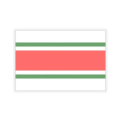 Flag of Balzan Malta - STICKER Vinyl Kiss-Cut Decal 2 Inch Transparent - The Sticker Space