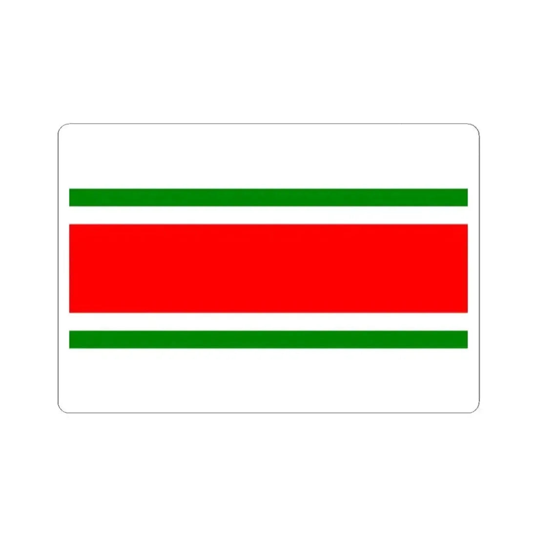 Flag of Balzan Malta - STICKER Vinyl Kiss-Cut Decal 2 Inch White - The Sticker Space