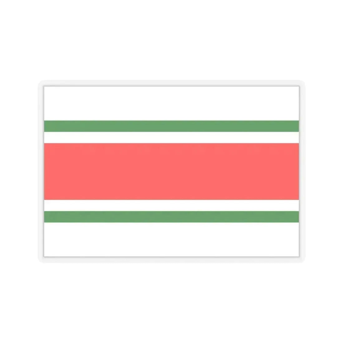Flag of Balzan Malta - STICKER Vinyl Kiss-Cut Decal 6 Inch Transparent - The Sticker Space
