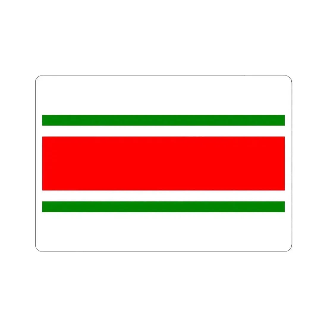 Flag of Balzan Malta - STICKER Vinyl Kiss-Cut Decal 6 Inch White - The Sticker Space