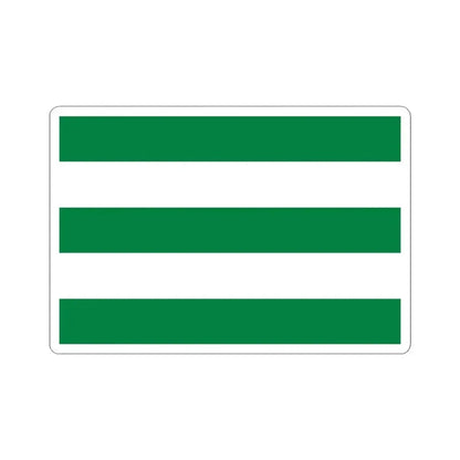 Flag of Balzar (Ecuador) STICKER Vinyl Kiss-Cut Decal 3 Inch White - The Sticker Space