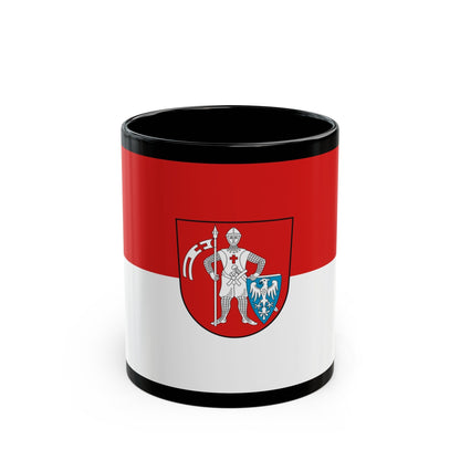 Flag of Bamberg 2 Germany - Black Coffee Mug-11oz-The Sticker Space