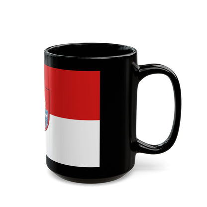 Flag of Bamberg 2 Germany - Black Coffee Mug-The Sticker Space