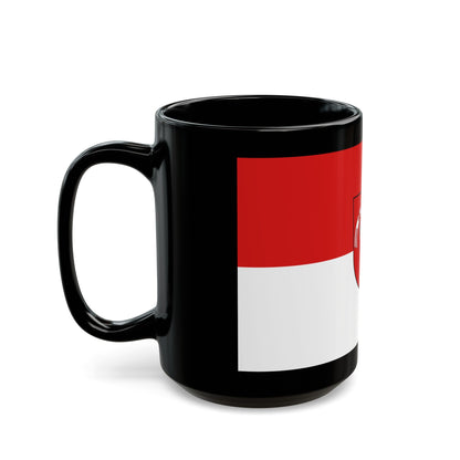 Flag of Bamberg 2 Germany - Black Coffee Mug-The Sticker Space