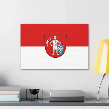 Flag of Bamberg 2 Germany - Canvas Wall Art - The Sticker Space