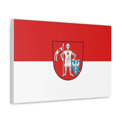 Flag of Bamberg 2 Germany - Canvas Wall Art - The Sticker Space