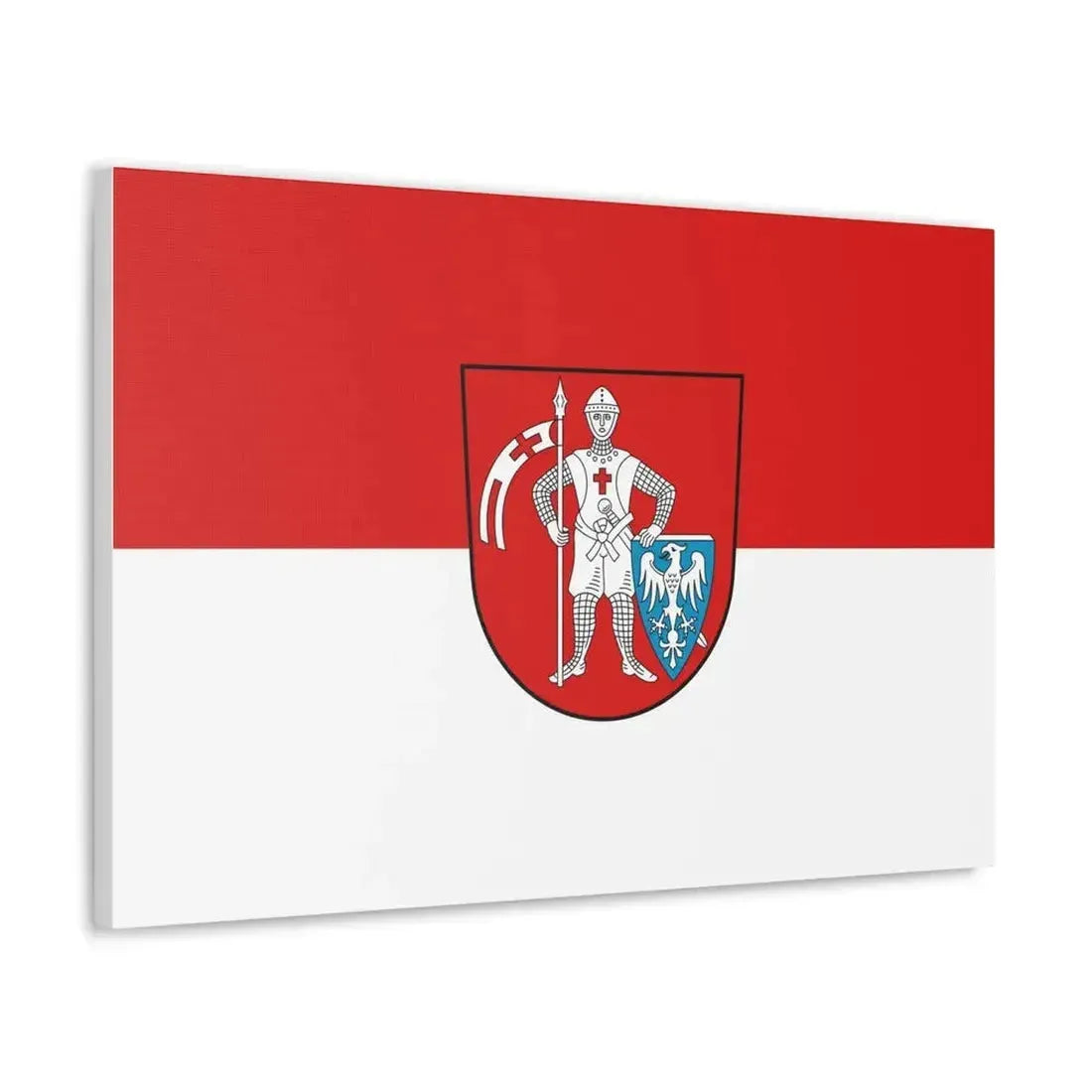 Flag of Bamberg 2 Germany - Canvas Wall Art - The Sticker Space
