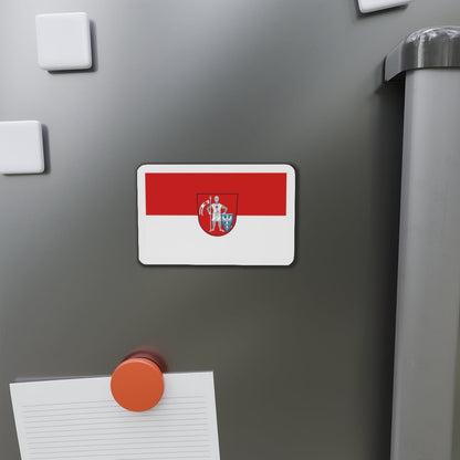 Flag of Bamberg 2 Germany - Die-Cut Magnet-The Sticker Space